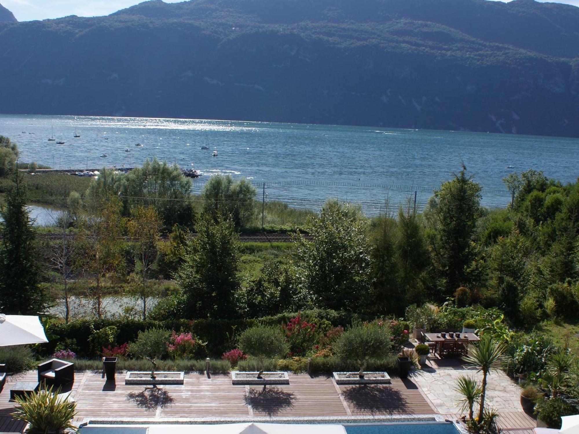 Les Suites Du Lac Aix-les-Bains Exterior foto